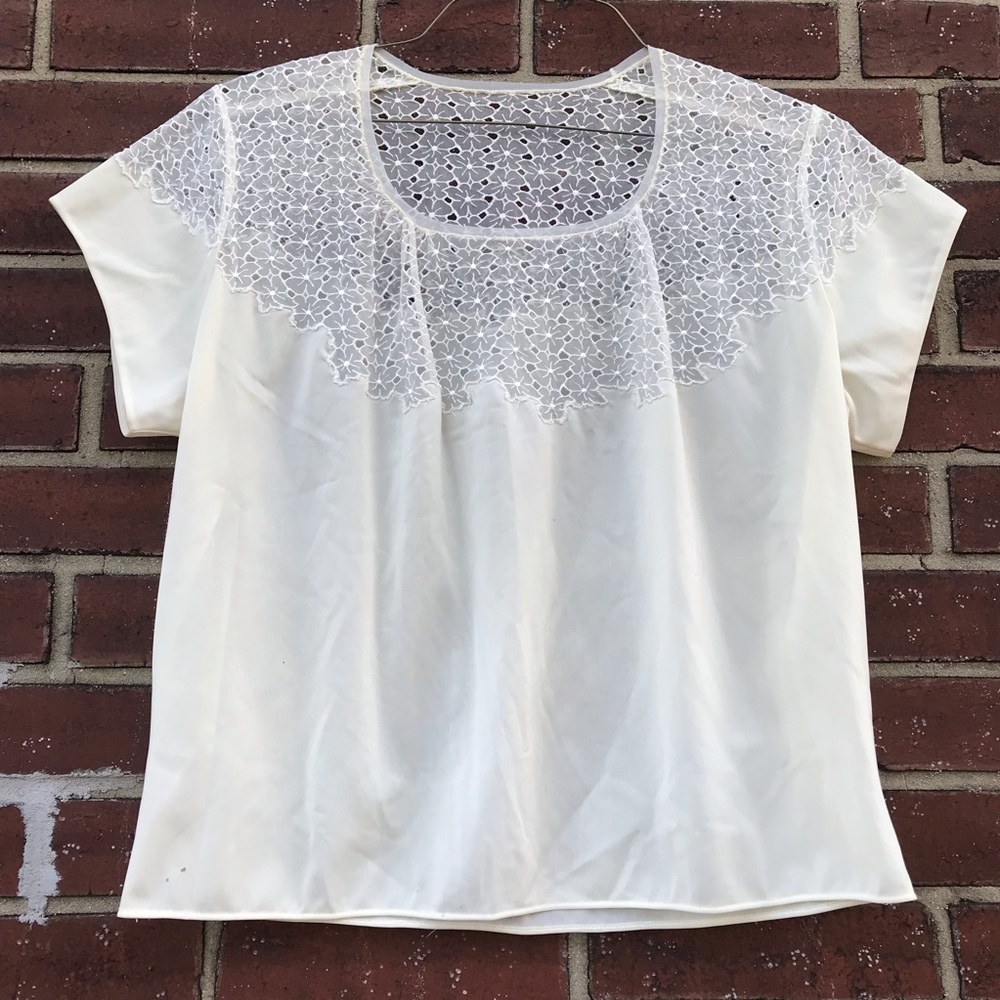 Vintage Flowered Blouse